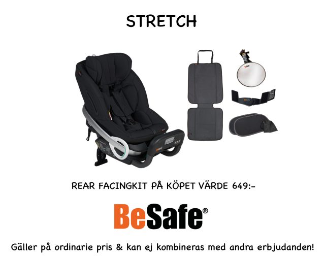 Besafe stretch + rearfacing kit (alla färger)