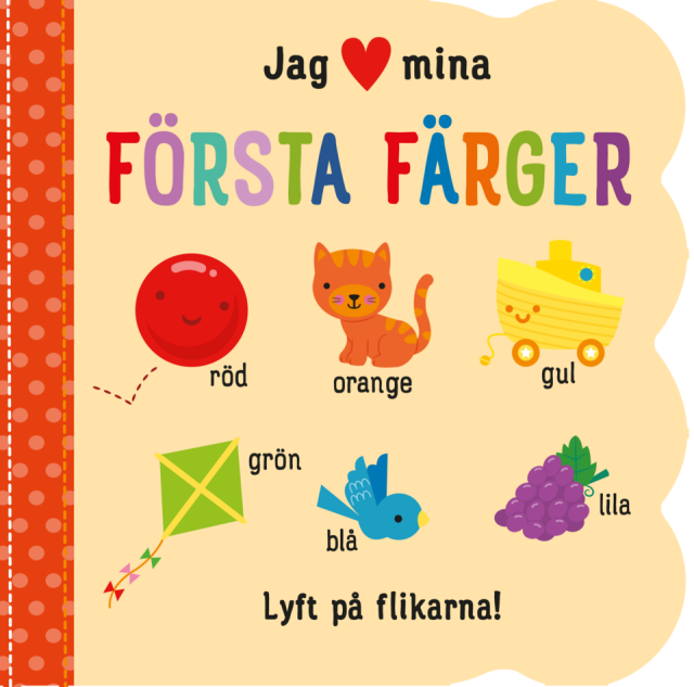 Jag (hjärta) mina första färger