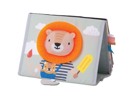 Taf toys aktivitetsbok tummy time savannah