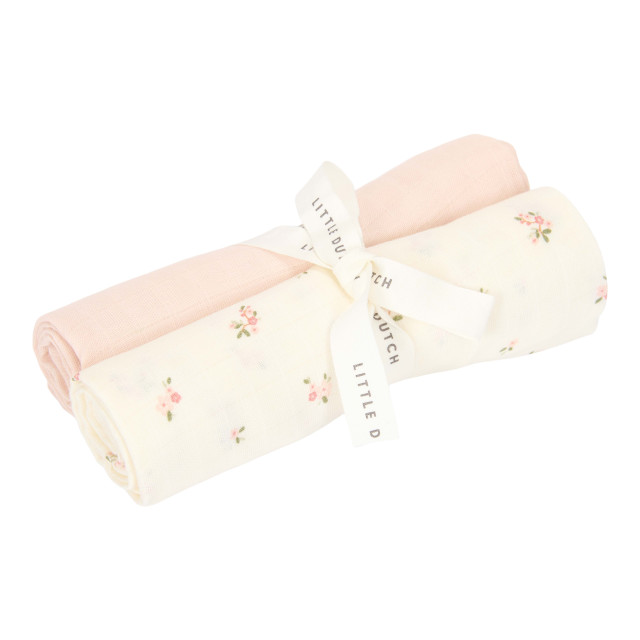 Little dutch muslinfilt fairy blossom & blossom 70x70cm 2-pack