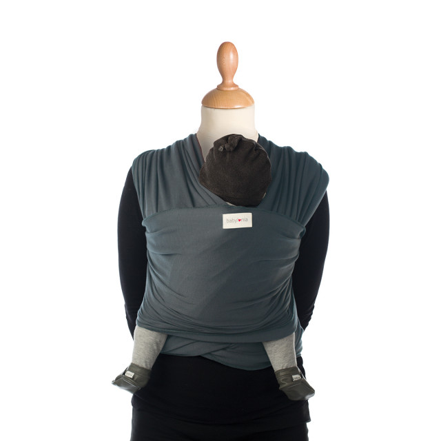 Babylonia bärsjal bamboo tricot-slen smokey grey