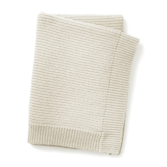 Elodie details filt knitted wool vanilla white 70x100 cm