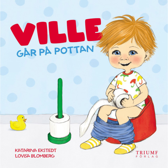 Ville går på pottan. Bok