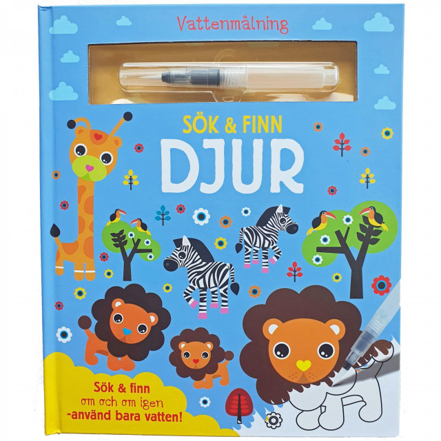 Vattenmålning sök & finn djur