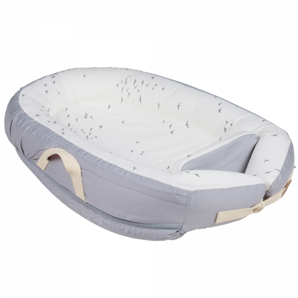 Voksi babynest premium grey flying 