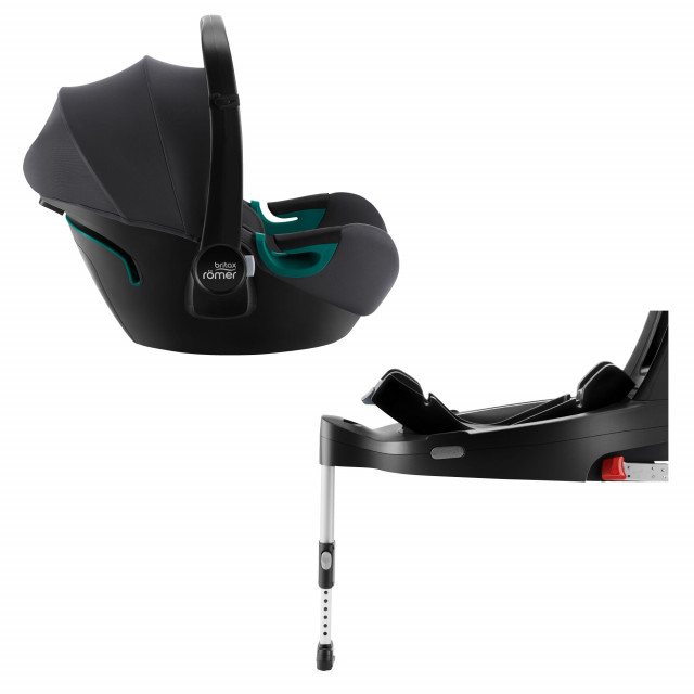 Britax babyskydd baby-safe 3 i-size med flex base isense midnight grey