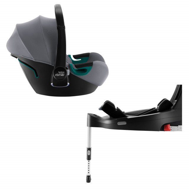 Britax babyskydd baby-safe isense med flex base isense frost grey