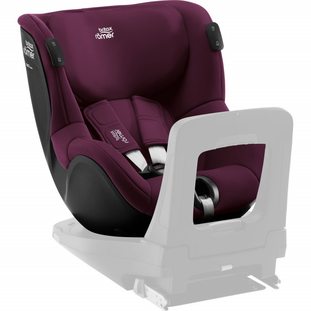 Britax bilstol dualfix isense burgundy red
