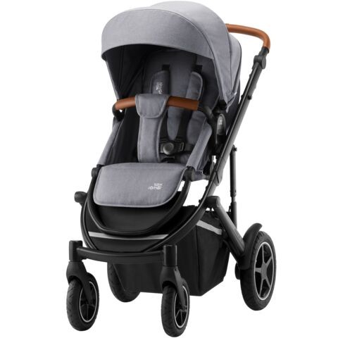 Britax sittvagn smile III frost grey brown handle