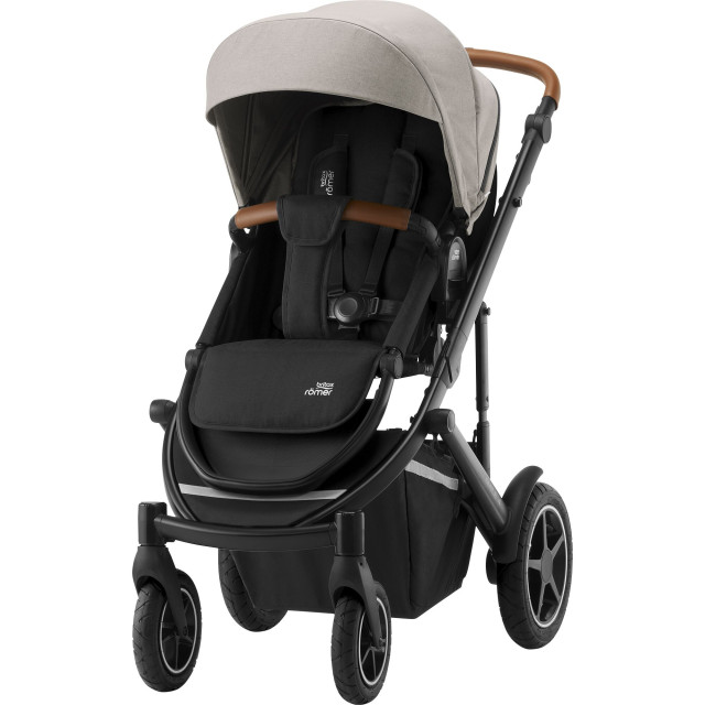 Britax smile 4 sittvagn pure beige cognac handle. 