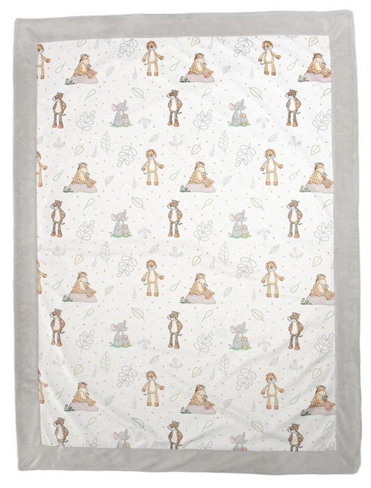 Teddykompaniet filt diinglisar wild 75x100cm