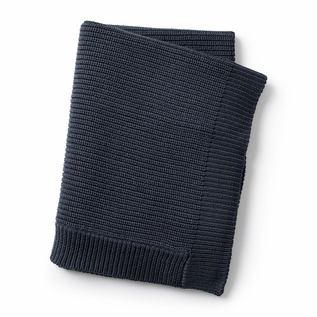 Elodie details filt knitted wool juniper blue 70x100cm